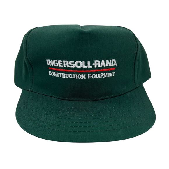 Vintage Ingersoll-Rand Construction Equipment Embroidered Snapback Hat Cap - Picture 1 of 9